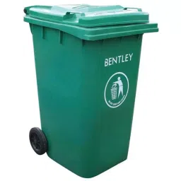 RS PRO 240L Green Flip Plastic Waste Bin Model No 4249338-image-22