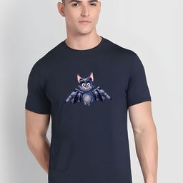 SZN Men Graphic Printed Round Neck Cotton T-shirt-image-40