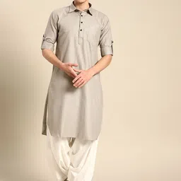 RAJUBHAI HARGOVINDAS Men Pure Cotton Pathani Kurta-picture-40