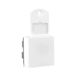 Legrand Hospitality Function Hotel Keycard Switch Mechanical for Light & Fan Allzy 32 Amp 2 Module Glossy White, 6811 17-37