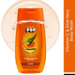 SUGAR POP Vitamin C & Aloe Vera Brightening Body Wash for Lasting Hydration - 250 ml-58