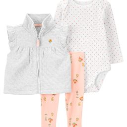 Carter's 3-Piece Little Vest Set - Grey-image-91
