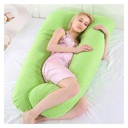 Kwality Dreams Maternity Pillow U Shape Green-image-66