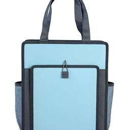Bunie Double Layer Travel Accessories Carrying Hand Bag - Blue-image-30