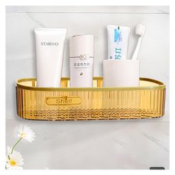 Bunie Multipurpose Wall Mount Self Adhesive Bathroom ShelfPack of 1 Random Color-15