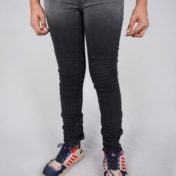 Knit N Knot Denim Stretchable Ombre Jeans - Black-image-55