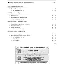 Oswaal Books ISC Question Bank Chapterwise & Topicwise Solved Papers Class 11 Business Studies For 2026 Exam - English image 2