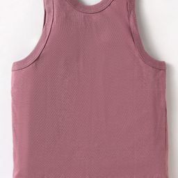 Zero Sinker Knit Sleeveless Set of Vests with Typography Print Pack of 3 - Blue Sage & Red image 3