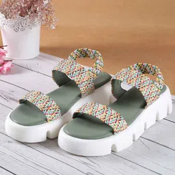 Metro Women Open Toe Flats-image-45