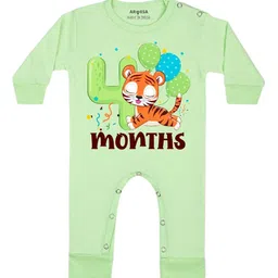 Arvesa Infants Printed Round Neck Rompers-image-22