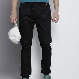 Tommy Hilfiger Men Slim Fit Solid Mid-Rise Joggers-image-44