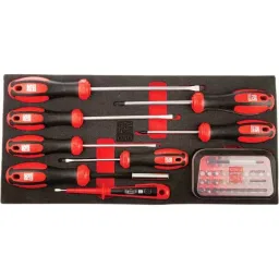 RS PRO Engineers Pozidriv, Slotted Screwdriver 8335947 (Set of 39 Piece)-21