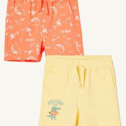 Juniors by Lifestyle Boys Pack of 2 Cotton Mid-Rise Printed Shorts-image-62