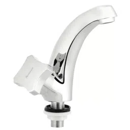 Parryware Swan Neck Pillar Cock Jade Silver Chrome Finish, G0268A1GJ-picture-3