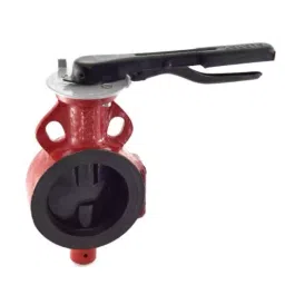 Zoloto 150 mm SG Iron Lever Operated Butterfly Valve 1078G-image-36