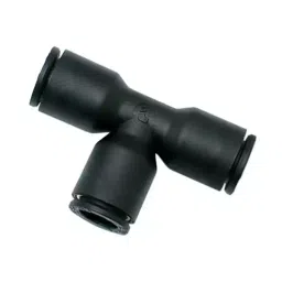 Parker 6 mm O.D Tube to Tube Technical Polymer 8 mm O.D Unequal Tee Push-In Fitting, 3104 06 08 (Pack of 10)-image-32