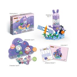 BanBao Intelligent Rabbit Building Blocks Toy Interactive Rabbit Themed Building Blocks DIY Kit Educational Building Blocks: The Intelligent Rabbit - RS6965BanBao Intelligent Rabbit Building Blocks Toy Interactive Rabbit Themed Building Blocks DIY Kit Educational Building Blocks: The Intelligent Rabbit - RS6965 image 3