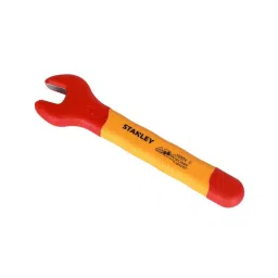 STANLEY 13 mm Chrome Vanadium Steel Insulated Open-End Wrench Orange and Yellow, STMT77718-23B-17