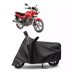 Auto Pearl Polyester Two Wheeler Cover for Hero Achiever (Grey)-image-7