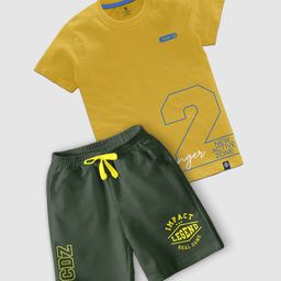 CODEZ Boys Printed T-shirt with Shorts-32
