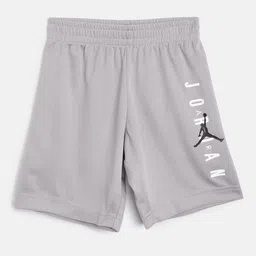 Jordan Boys & White Brand Logo Print Detail Vert Sports Shorts-image-25