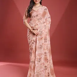 KALINI Floral Printed Pure Georgette Designer Saree-image-59