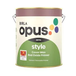 Birla Opus Style Cover Max Red Oxide Solvent Based Primer for Exterior Metal Surface (Bucket of 20 L)-picture-43