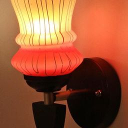 SOMIL Pink Glass Cylinder Wall Lamps-image-99