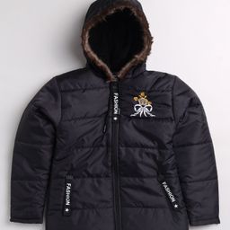 TOONYPORT Full Sleeves Solid Jacket - Black-image-10