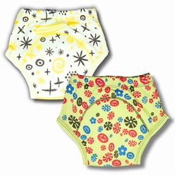 Kindermum Block Print Set of 2 Training Pants- Large-12