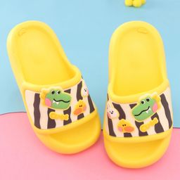 Oh! Pair Clogs with Back Strap Closure & Honey Bee Applique - Yellow-picture-12