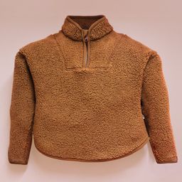 Cherry Crumble By Nitt Hyman Full Sleeves Fur Detailed Sweatshirt - Brown-picture-30
