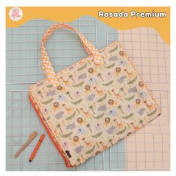 Rosada Trendy Animal Travel Storage Fold and Carry Art Bag for Kids | A3 Size Drawing Class Schools Activity Organizer with Multiple Pockets-picture-16