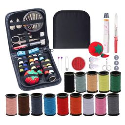 FunBlast Small & Portable Needle and Thread Box - Sewing Kit for Home & Travel-15