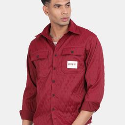 Blu MNKY Smart Slim Fit Cutaway Collar Shirt-image-56