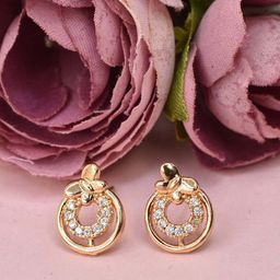 MEIRA JEWELLERY Artificial Stones Studded Circular Studs-picture-47