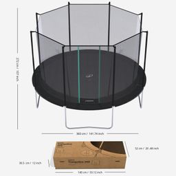 domyos Trampoline 360 with Netting - Tool-Free Design image 5