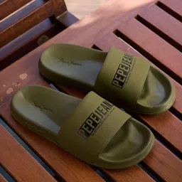 Pepe Jeans Men Printed Sliders-28