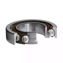 KOYO Single Row Angular Contact Ball Bearing, Inner Dia 70 mm, Outer Dia 150 mm, Width 35 mm, 7314B image 2