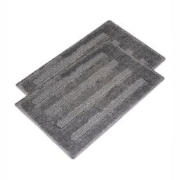 RUBOXA 2-Pcs Grey Microfiber Ultra Absorbent Doormat-image-57