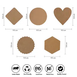 Tinker Squad 20 Pcs Round MDF Art & Craft Boards image 4
