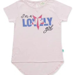 JusCubs Girls Printed Applique T-shirt-image-92