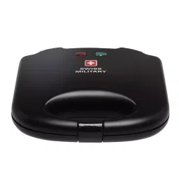SWISS MILITARY Electric Grill Sandwich Maker Club Series 800 W 2 Slice Aluminium Black-image-22