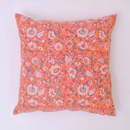 Block N Style Orange & Purple Floral Square Cushion Covers-image-44