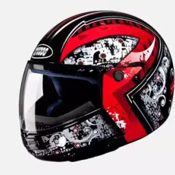 Studds N2 Black Large (580 mm) Flip Up-Full Face Helmet, Ninja D7 Decor-image-64