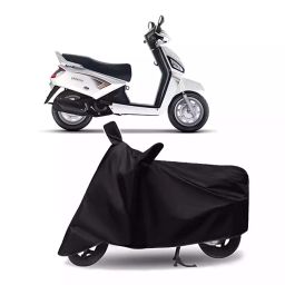Auto Pearl Bike Cover for Mahindra Gusto Electric (Black)-image-49