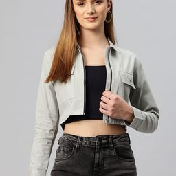 Popnetic Women Crop Tailored Jacket-image-54