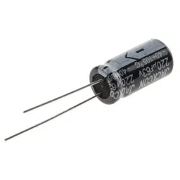 RS PRO Electrolytic Capacitor 220 µF Capacitance 63 V DC, 7111609P-image-57