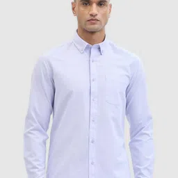 Snitch Men Smart Fit Button-Down Collar Solid Cotton Casual Shirt-image-45