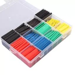 Rpi Shop 93 Pcs Polyolefin Heat Shrink Tube Multicolour 8 Different Cut Size with Box-picture-32